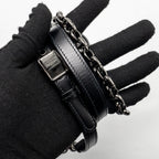 DIOR MEDIUM DIOR CARO BAG CALFSKIN SO BLACK