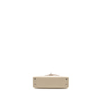 Hermes Mini Kelly II epsom Craie/Mauve Pale/Gold SHW