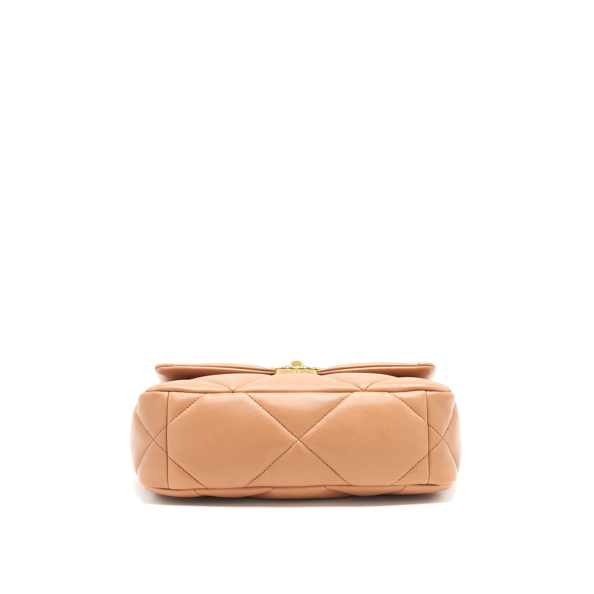 CHANEL 21P CARAMEL SMALL 19 FLAP BAG GHW
