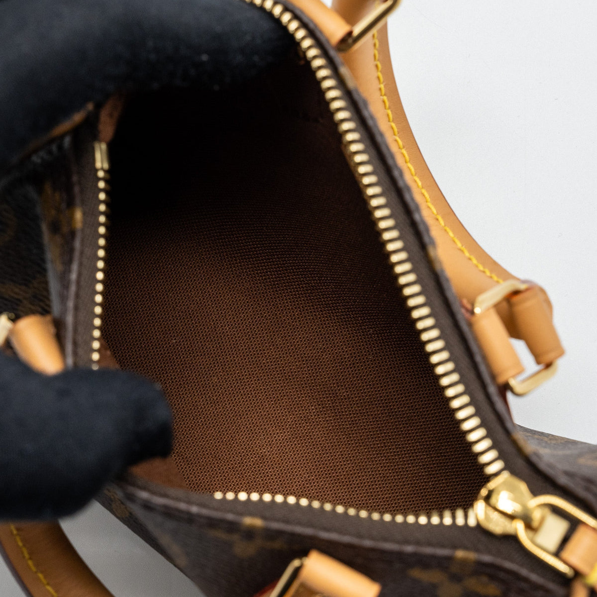 LOUIS VUITTON NANO SPEEDY MONOGRAM CANVAS GHW
