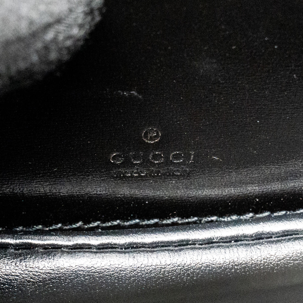 Gucci bamboo 1947 mini bag leather black with black hardware