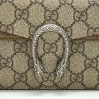 GUCCI DIONYSUS GG SUPREME SUPER MINI BAG BEIGE