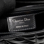 DIOR MEDIUM DIOR CARO BAG CALFSKIN SO BLACK