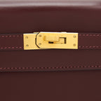 HERMES KELLY 25 SPECIAL ORDER SOMBRERO ROUGE H BRUSHED GHW