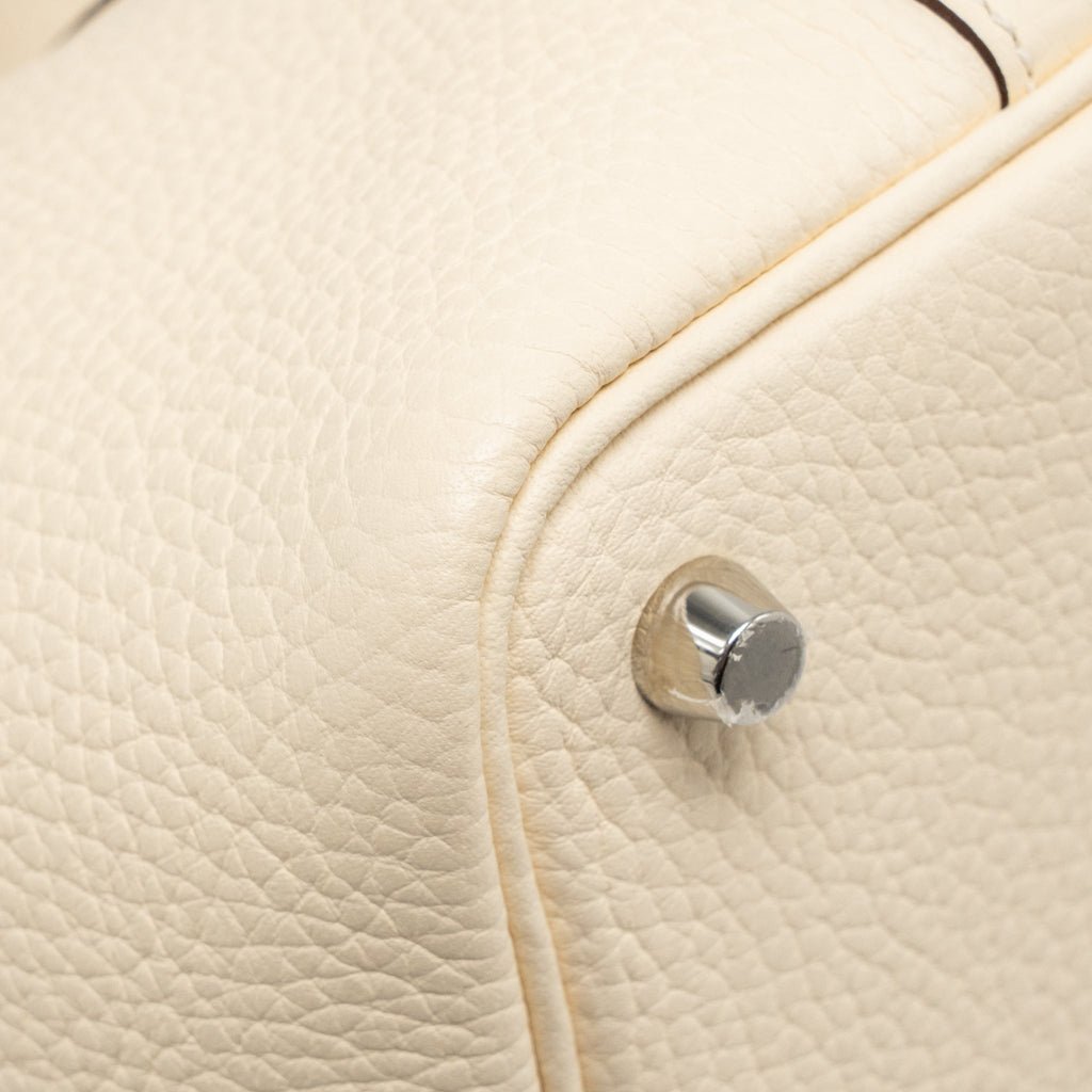 Hermes Picotin 18 Lock Bag Clemence/Swift Nata/Sesame SHW