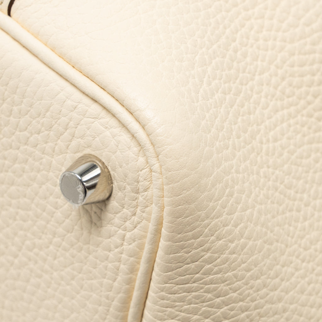 Hermes Picotin 18 Lock Bag Clemence/Swift Nata/Sesame SHW