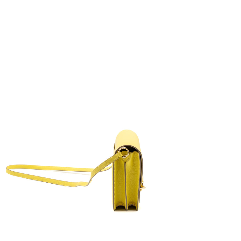 Hermes mini roulis evercolor lime GHW