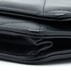 CHANEL 19 WALLET ON CHAIN LAMBSKIN BLACK MULTICOLOUR HARDWARE