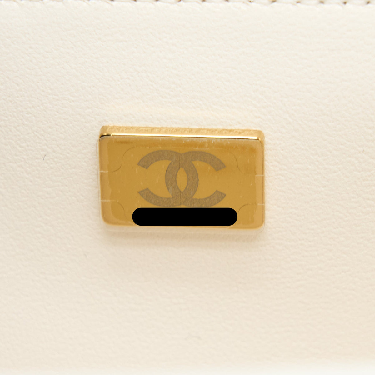 CHANEL MINI 2.55 REISSUE CHEVRON FLAP BAG AGED CALFSKIN WHITE BRUSHED GHW (MICROCHIP)