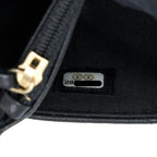 CHANEL 19 WALLET ON CHAIN LAMBSKIN BLACK MULTICOLOUR HARDWARE