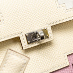 Hermes Kellydole/kelly dole picto epsom nata/lime/mauve sylvestre/chai SHW