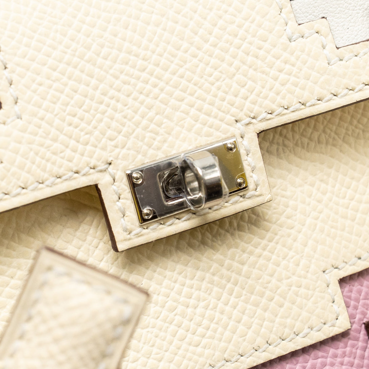 Hermes Kellydole/kelly dole picto epsom nata/lime/mauve sylvestre/chai SHW