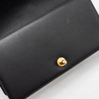 CHANEL MEDIUM BOY BAG SMOOTH CALFSKIN BLACK GHW (MICROCHIP)