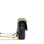 CHANEL 22P FLAP BACKPACK CAVIAR BLACK GHW (MICROCHIP)