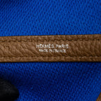 HERMES GARDEN PARTY 36 NEGONDA/CANVAS ECRU/ALEZAN/BLUE BILL SHW