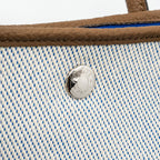 HERMES GARDEN PARTY 36 NEGONDA/CANVAS ECRU/ALEZAN/BLUE BILL SHW