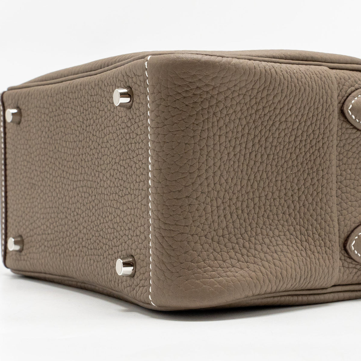 Hermes mini lindy II clemence etoupe SHW