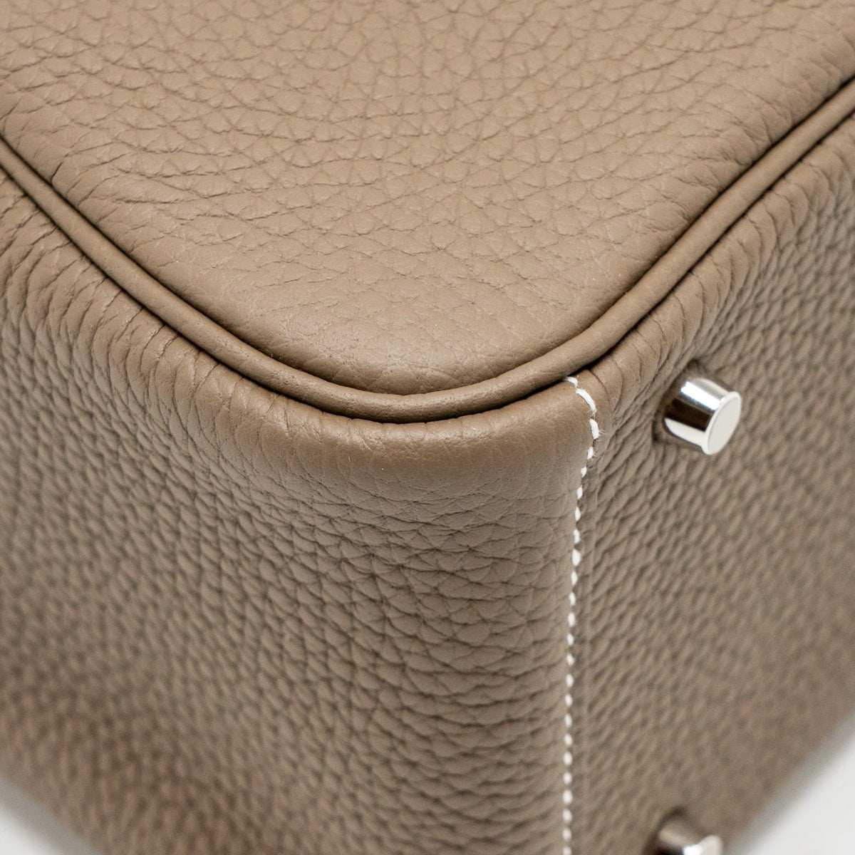 Hermes mini lindy II clemence etoupe SHW