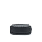 CHANEL SMALL COCO HANDLE CHEVRON CAVIAR SO BLACK