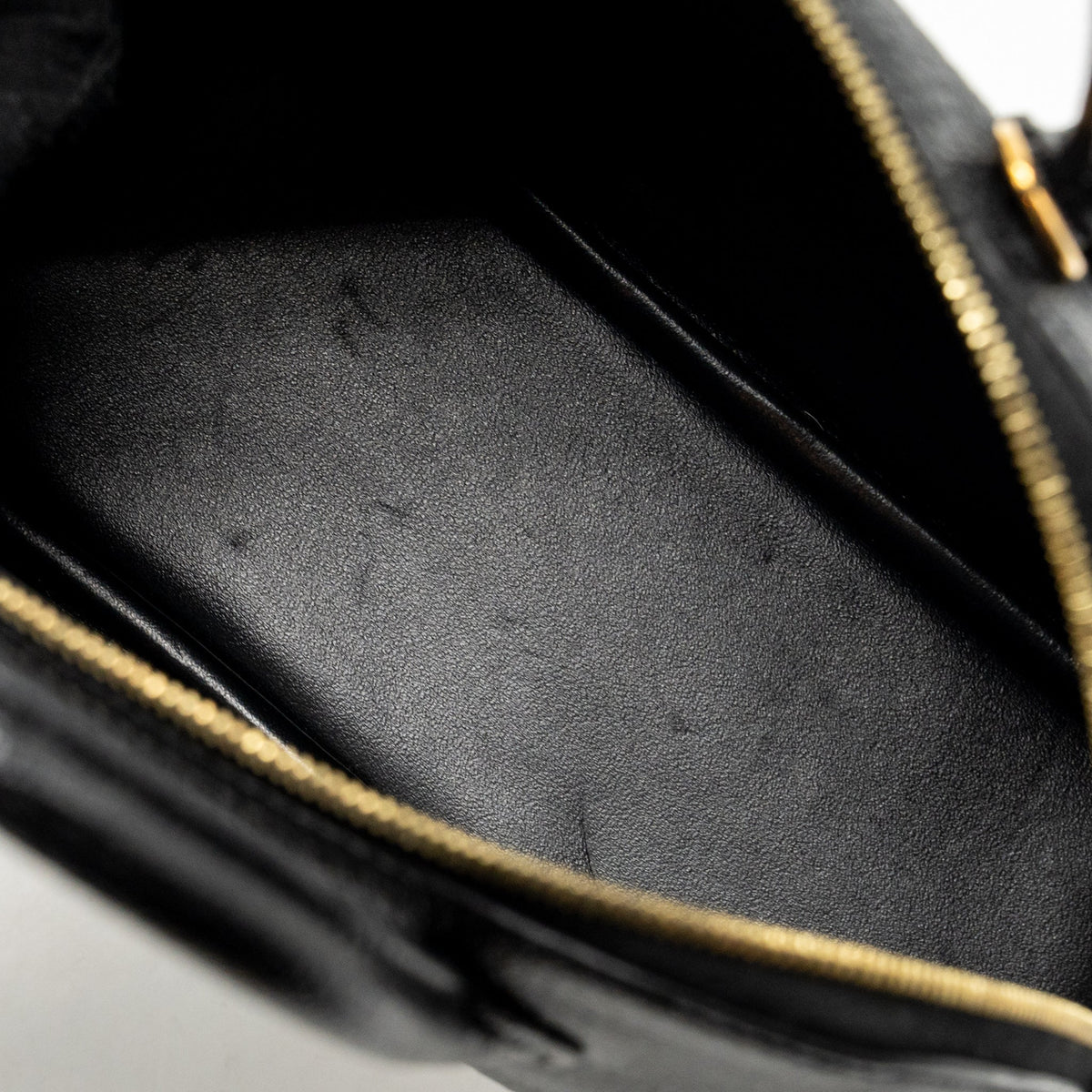Hermes Mini Bolide chevre mysore leather Black GHW