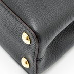 LOUIS VUITTON CAPUCINES BB CALFSKIN BLACK GHW