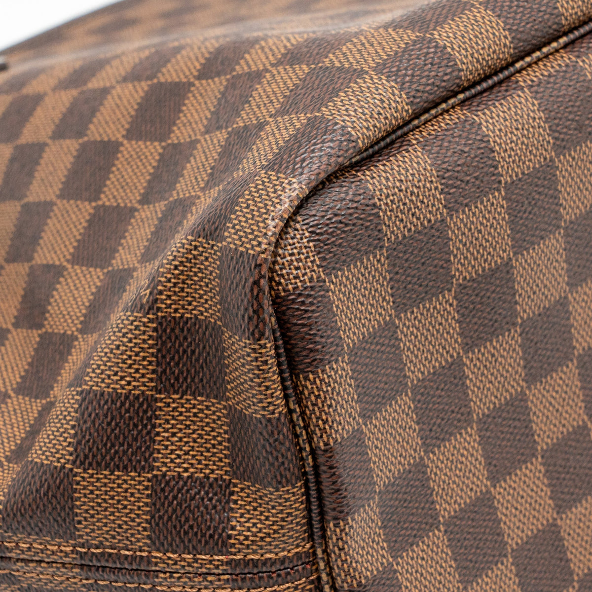 LOUIS VUITTON NEVERFULL MM DAMIER EBENE CANVAS GHW
