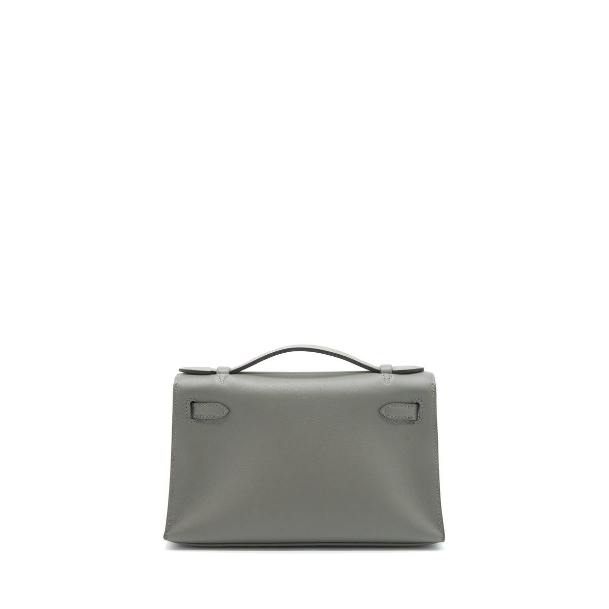 HERMES KELLY POCHETTE SWIFT 0L GRIS MEYER GHW