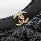 CHANEL LARGE 31 BAG CALFSKIN BLACK LGHW