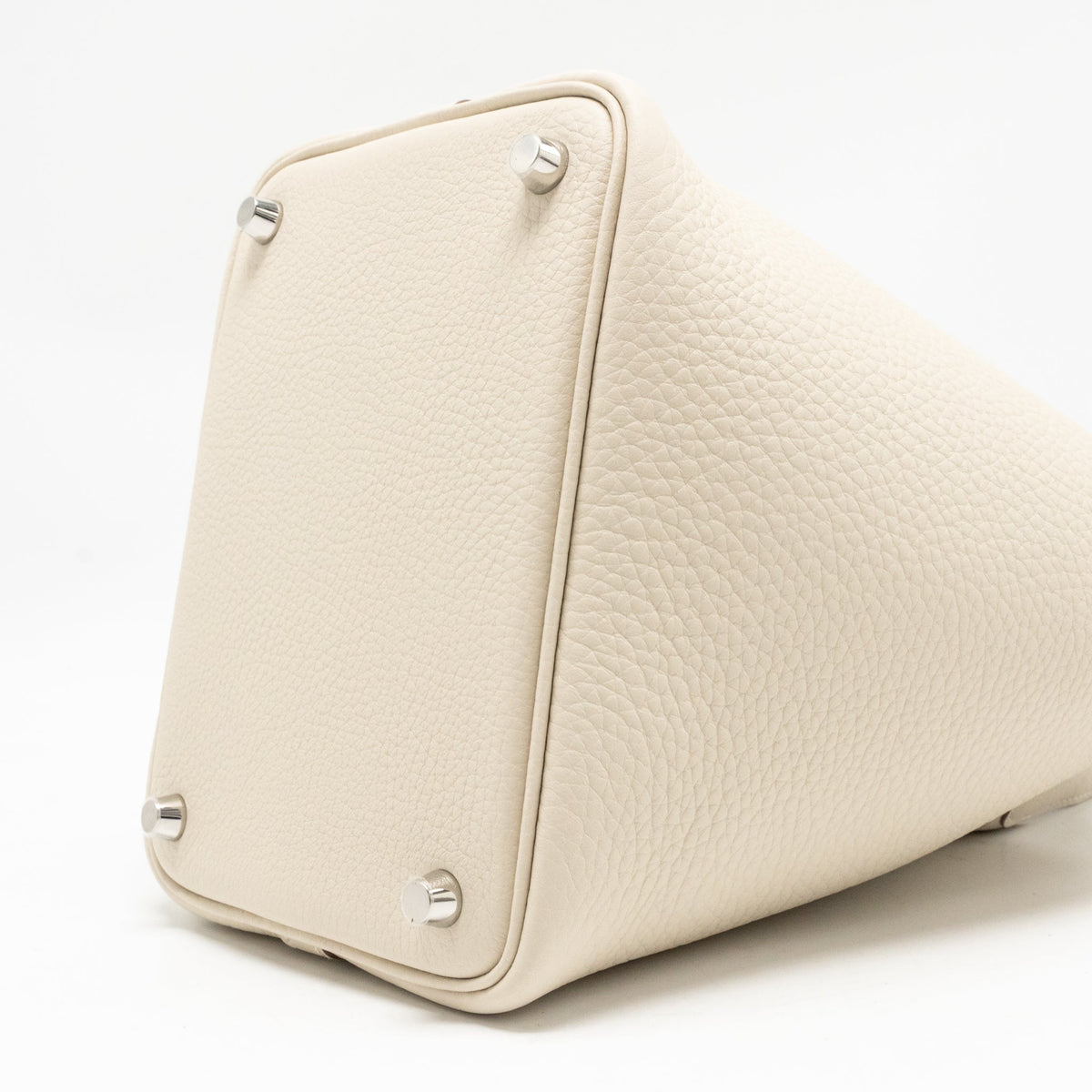 Hermes Picotin 18 Lock Bag Clemence Craie SHW