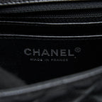 CHANEL CLASSIC MINI SQUARE FLAP BAG CAVIAR BLACK SHW