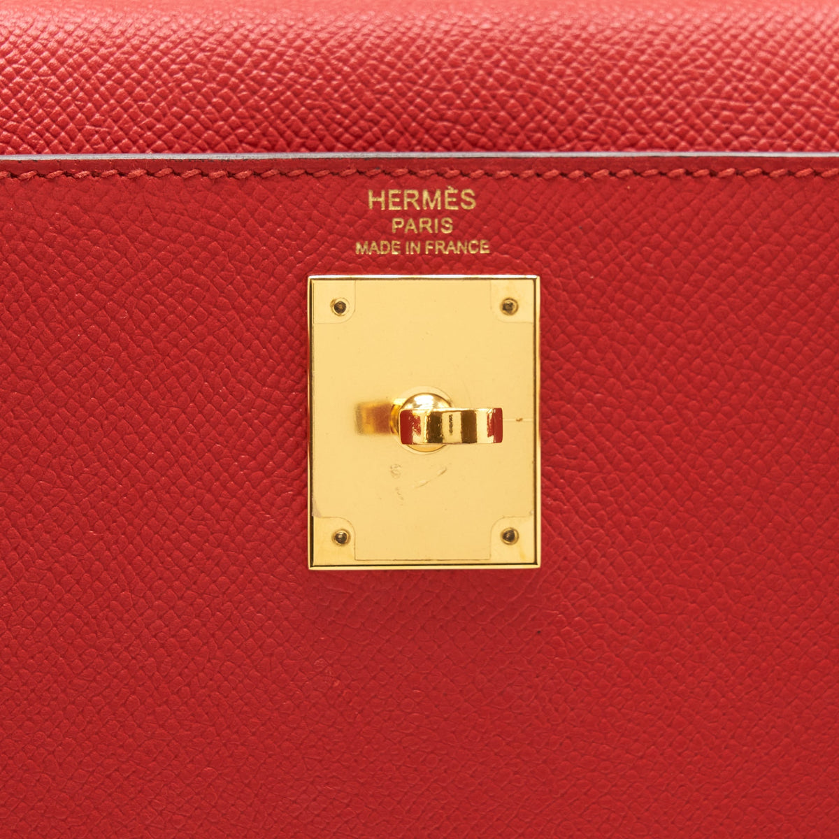 Hermes Kelly 28 Rouge Pivoine GHW