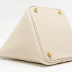Hermes Picotin 18 Lock Bag Clemence Craie GHW