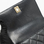 CHANEL COCO HANDLE EXTRA MINI WITH LIZARD EMBOSSED HANDLE CAVIAR BLACK LGHW(MICROCHIP)