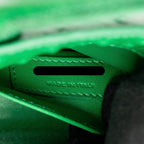 Saint Laurent/YSL Nano Sac de Jour Tote Ostrich Green GHW