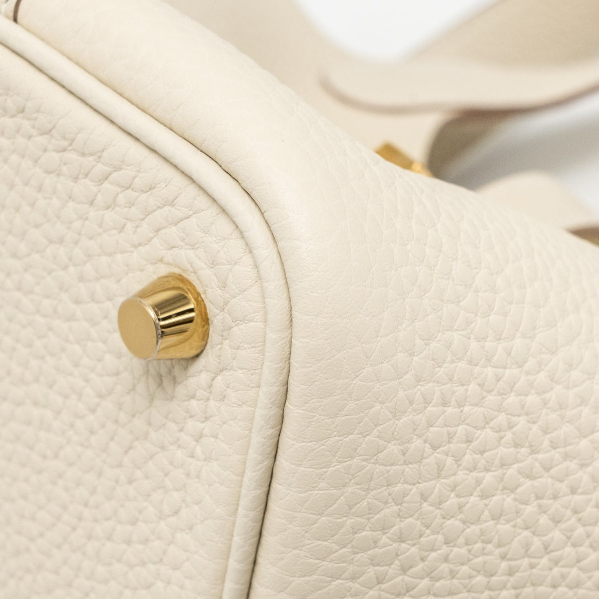 Hermes Picotin 18 Lock Bag Clemence Craie GHW