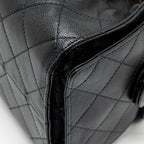 CHANEL SMALL 25 BAG CAVIAR BLACK GHW (MICROCHIP)