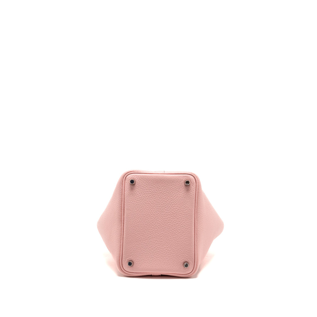Hermes picotin 18 lock bag clemence rose sakura SHW