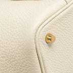 Hermes Picotin 18 Lock Bag Clemence Craie GHW