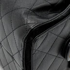 CHANEL SMALL 25 BAG CAVIAR BLACK GHW (MICROCHIP)
