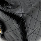 CHANEL SMALL 25 BAG CAVIAR BLACK GHW (MICROCHIP)