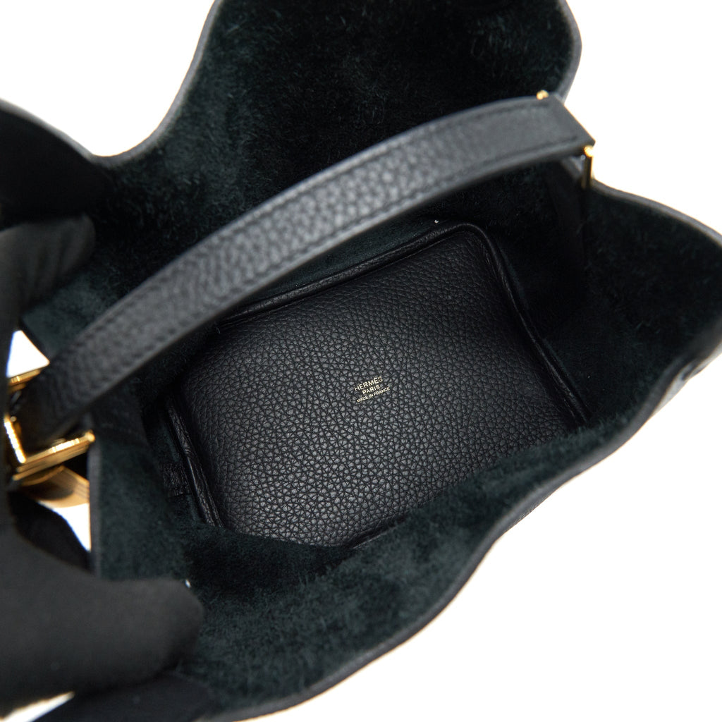 Hermes Picotin Lock 18 Black GHW