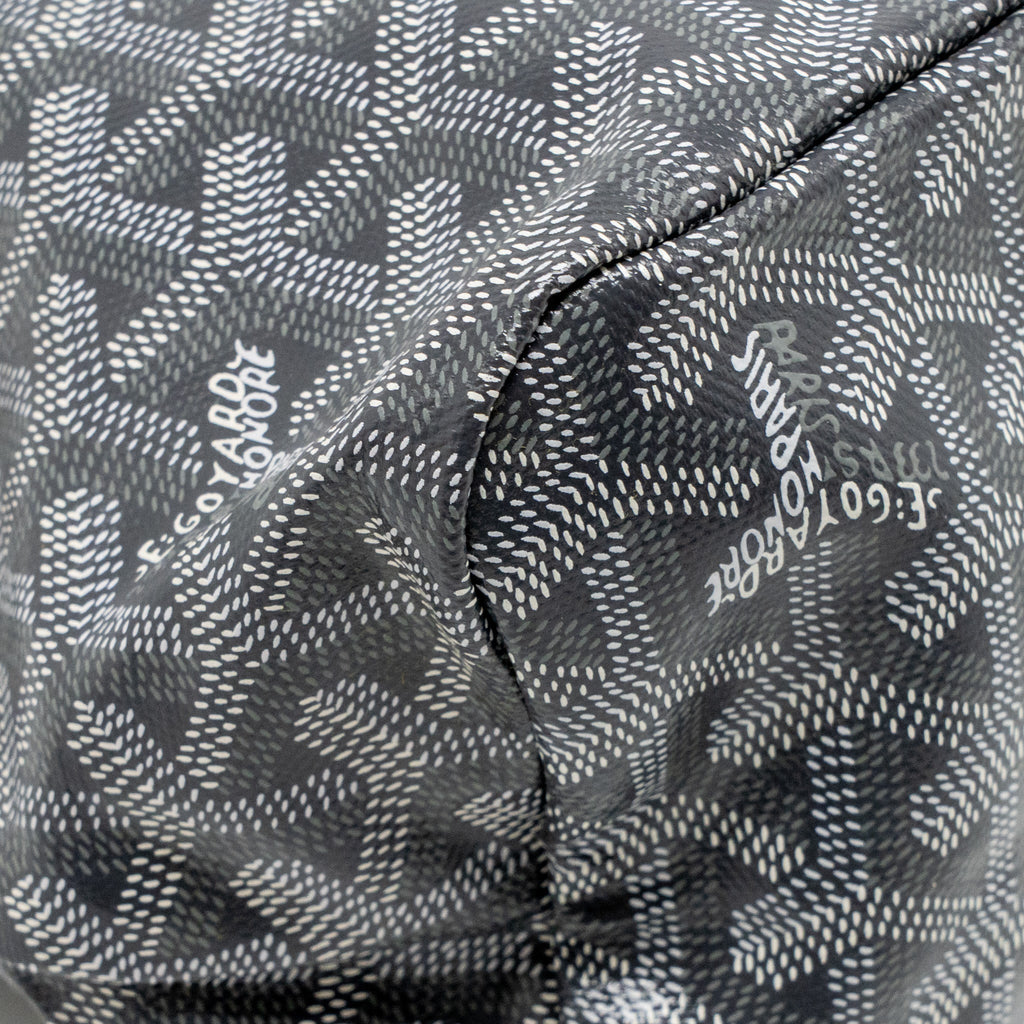 Goyard Hobo Boheme PM Goyard Lucky Clover Goyardine Canvas/Chevroches Calfskin Grey/Light Pink SHW