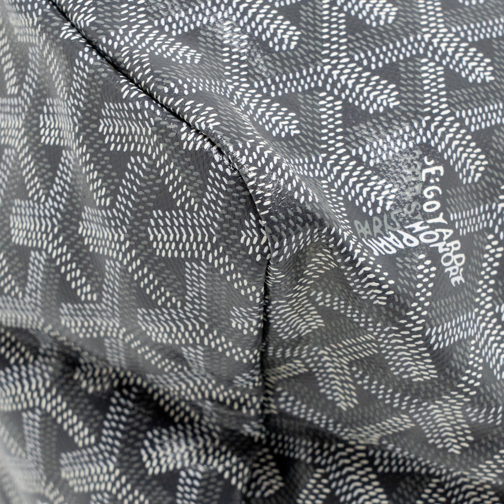 Goyard Hobo Boheme PM Goyard Lucky Clover Goyardine Canvas/Chevroches Calfskin Grey/Light Pink SHW