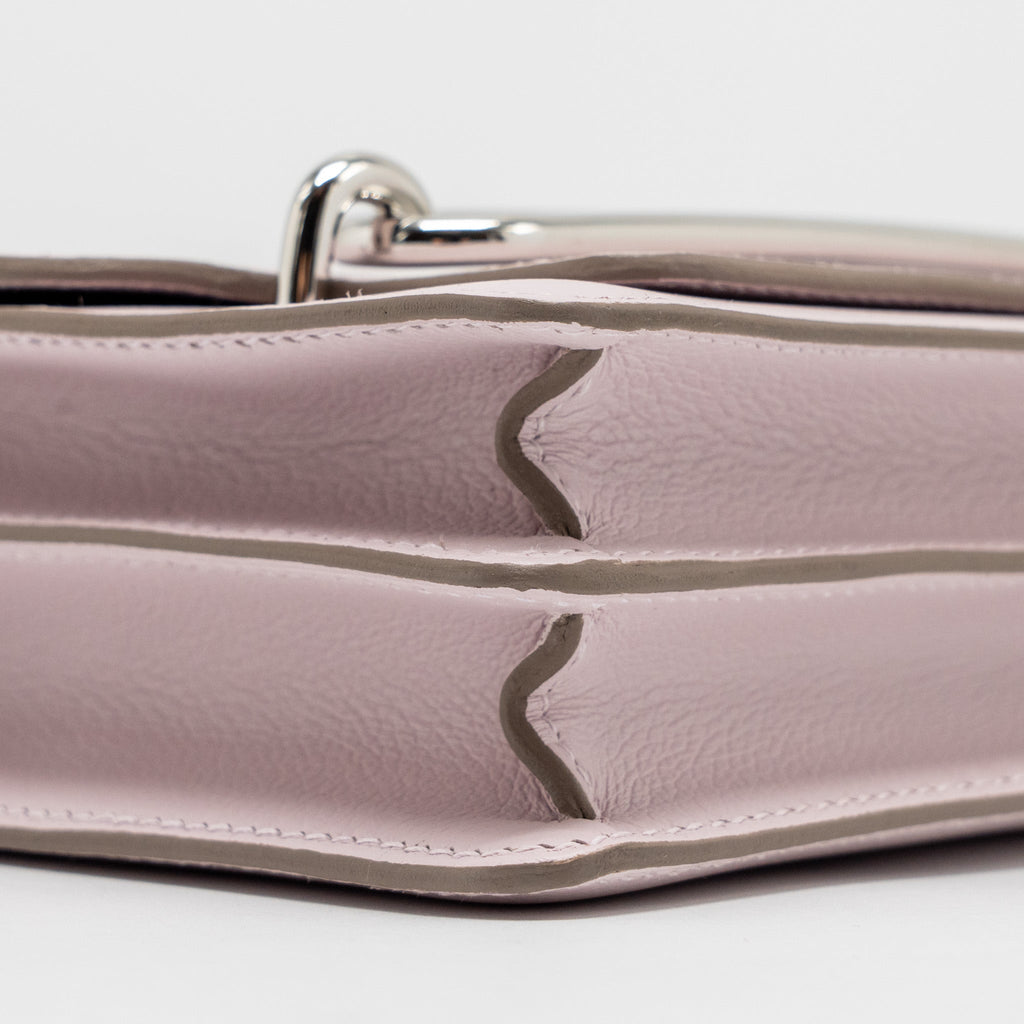 Hermes Mini Roulis Evercolor Mauve Pale SHW