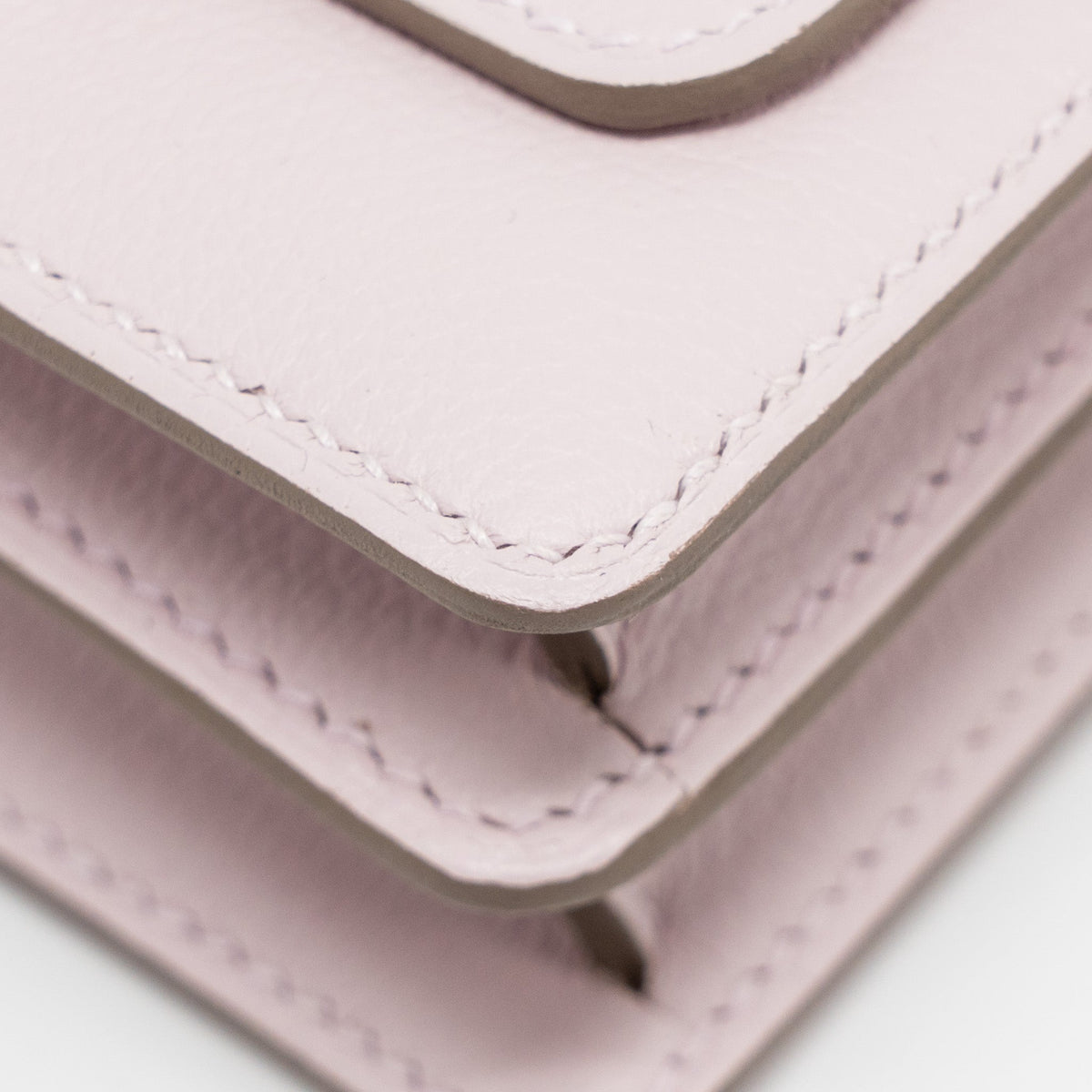 Hermes Mini Roulis Evercolor Mauve Pale SHW