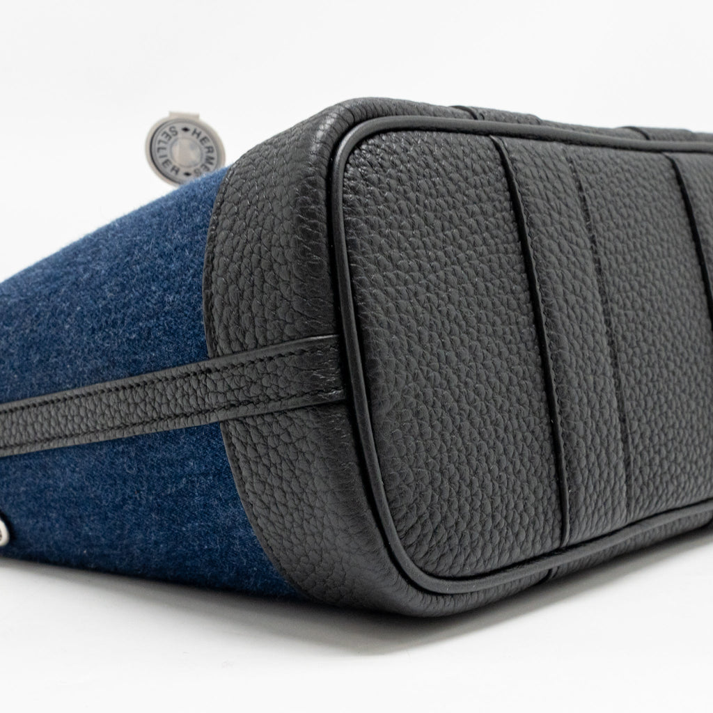 Hermes Neo Garden Party 23 Denim/Negonda Denim Moyen/Black SHW