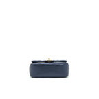 CHANEL 21K MY PERFECT MINI FLAP BAG CAVIAR BLACK GHW (MICROCHIP)