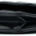CHANEL CLASSIC WALLET ON CHAIN CAVIAR BLACK SHW (MICROCHIP)