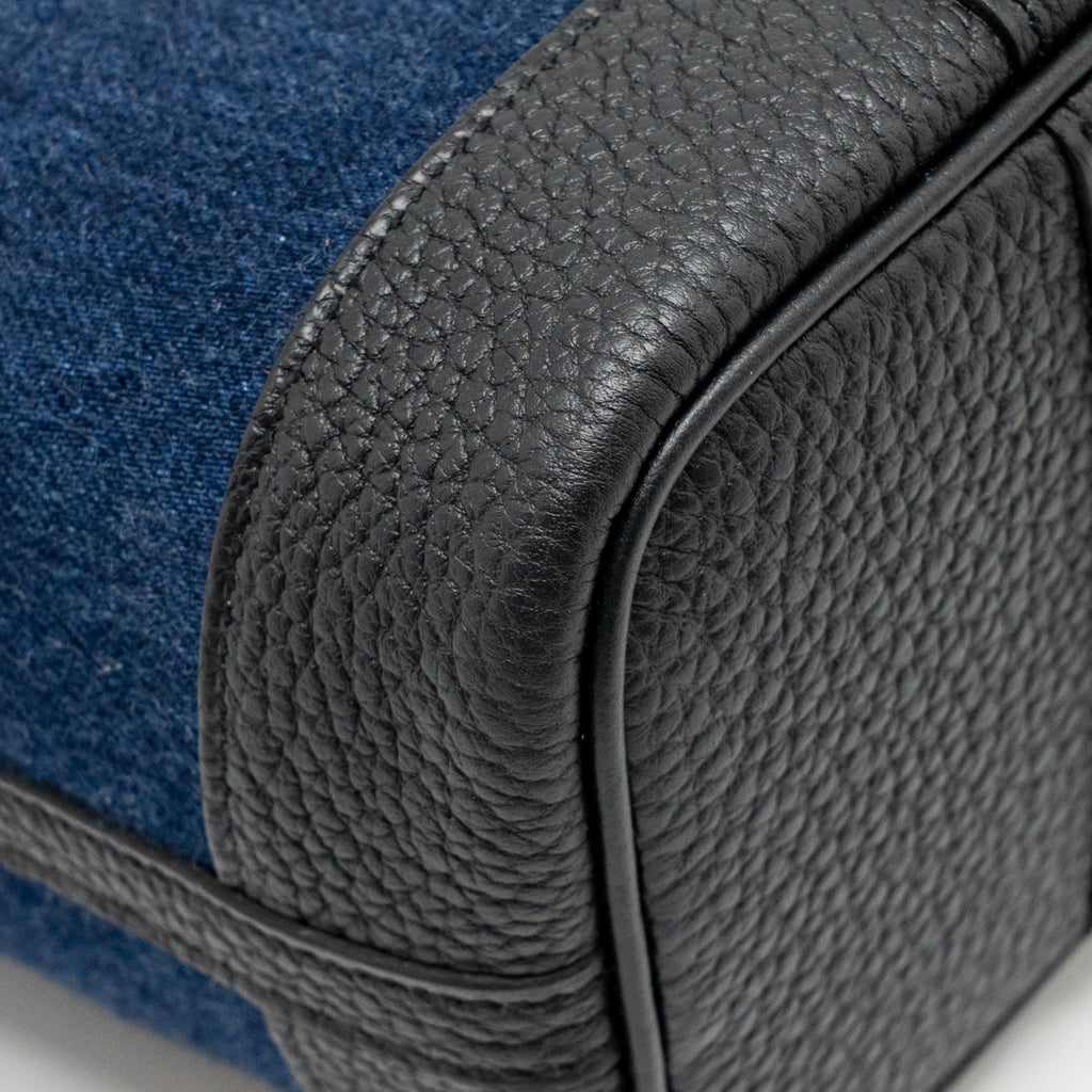 Hermes Neo Garden Party 23 Denim/Negonda Denim Moyen/Black SHW