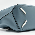 LOEWE SMALL PUZZLE BAG CALFSKIN LIGHT BLUE SHW